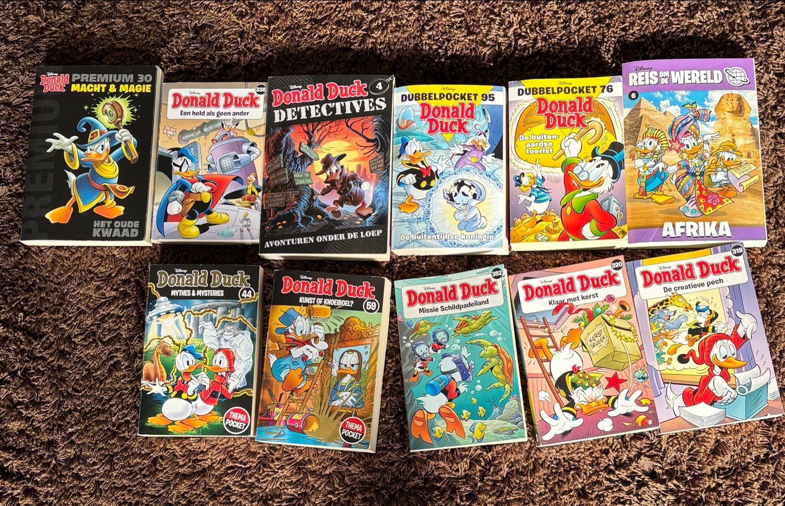 Donald Duck diverse pockets - 11 stuks, Meerdere stripboeken, Ophalen, Gelezen