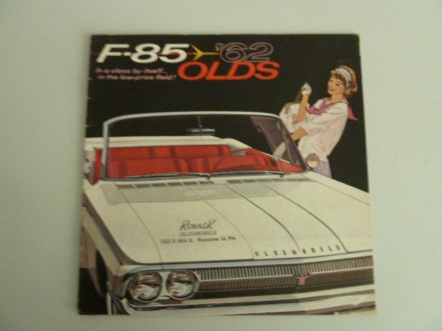 1962 Oldsmobile F-85 Brochure USA, Ophalen of Verzenden, Gelezen, Overige merken