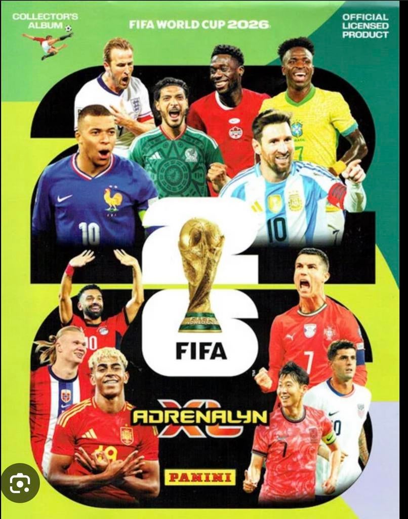 Panini Adrenalyn XL World Cup 2026 ruilen of te koop, Ophalen, Nieuw, Meerdere plaatjes