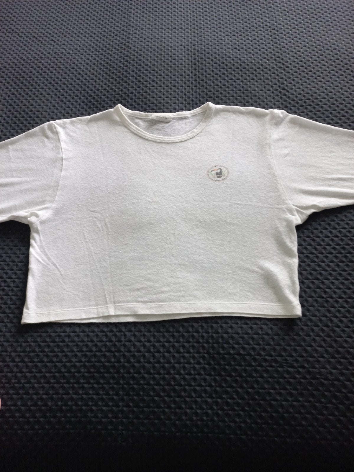 American Vintage truitje gebroken wit 50% katoen 50% linnen, Kleding | Dames, T-shirts, Maat 38/40 (M), Wit, Ophalen of Verzenden