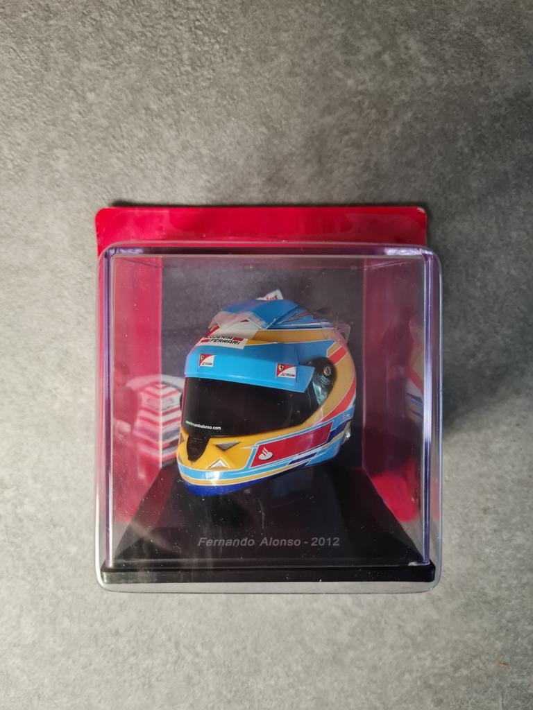 Fernando Alonso 2012 Ferrari helm - Spark - Nieuw geseald, Ophalen of Verzenden, Nieuw, Formule 1