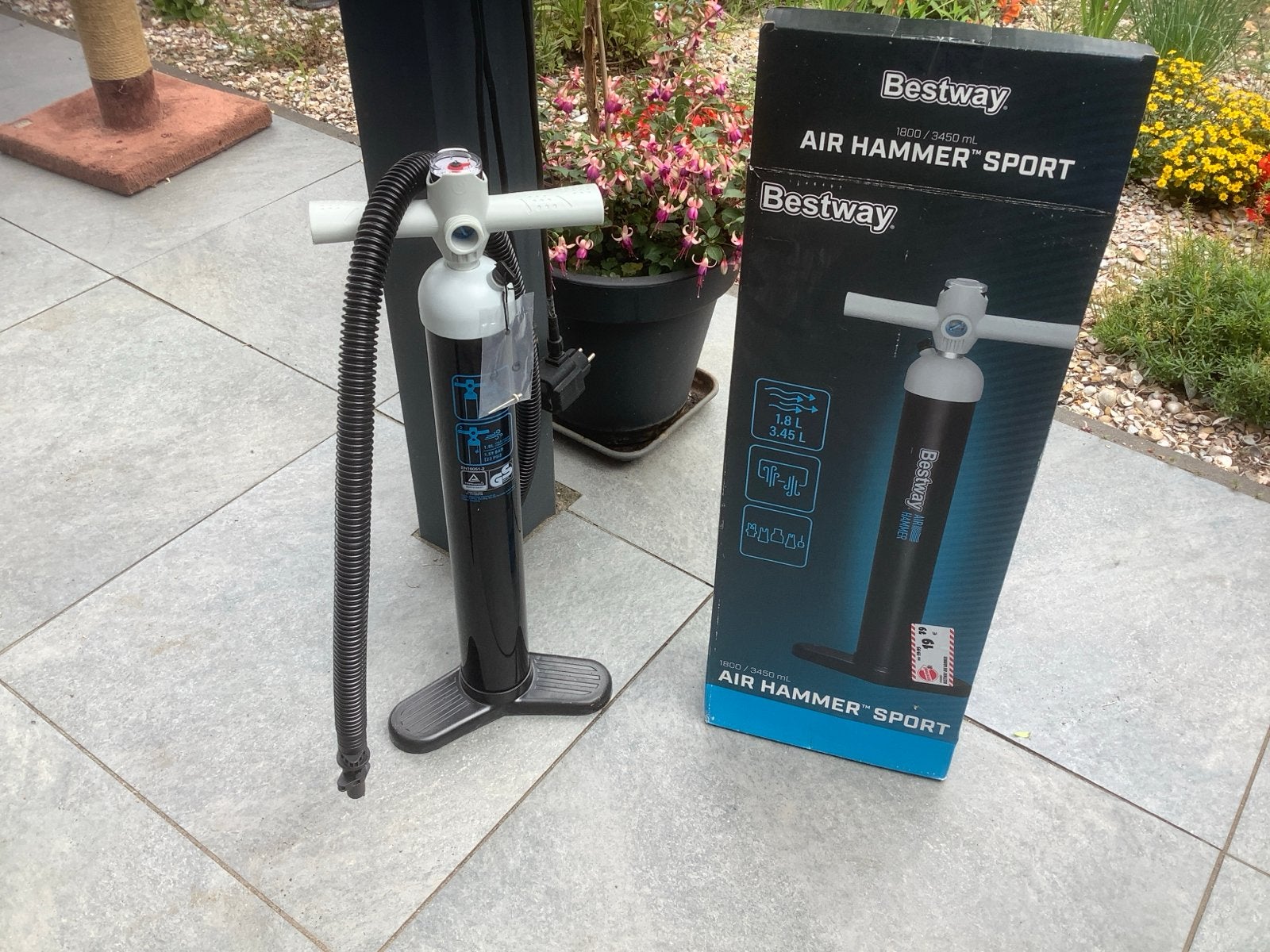 Bestway Air Hammer Sport luchtpomp -, Caravans en Kamperen, Luchtpompen, Zo goed als nieuw, Ophalen of Verzenden