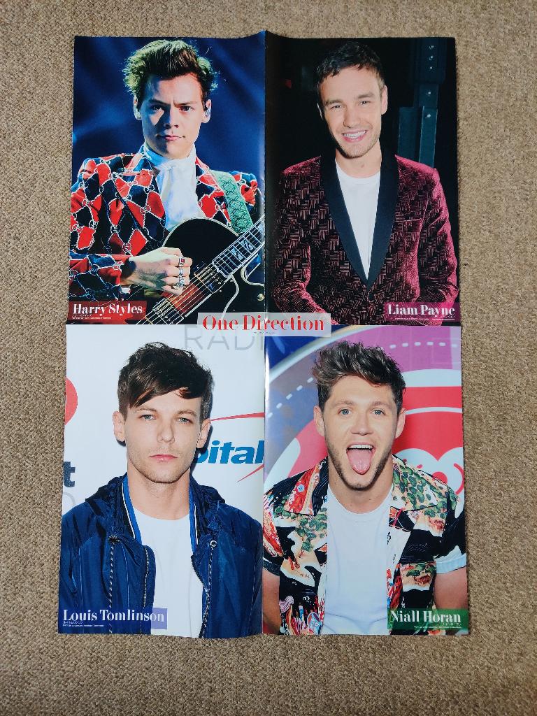 one direction / ed sheeran japanse magazine poster 38x 58, Verzamelen, Verzenden, 1980 tot heden, Buitenland, Knipsel(s)