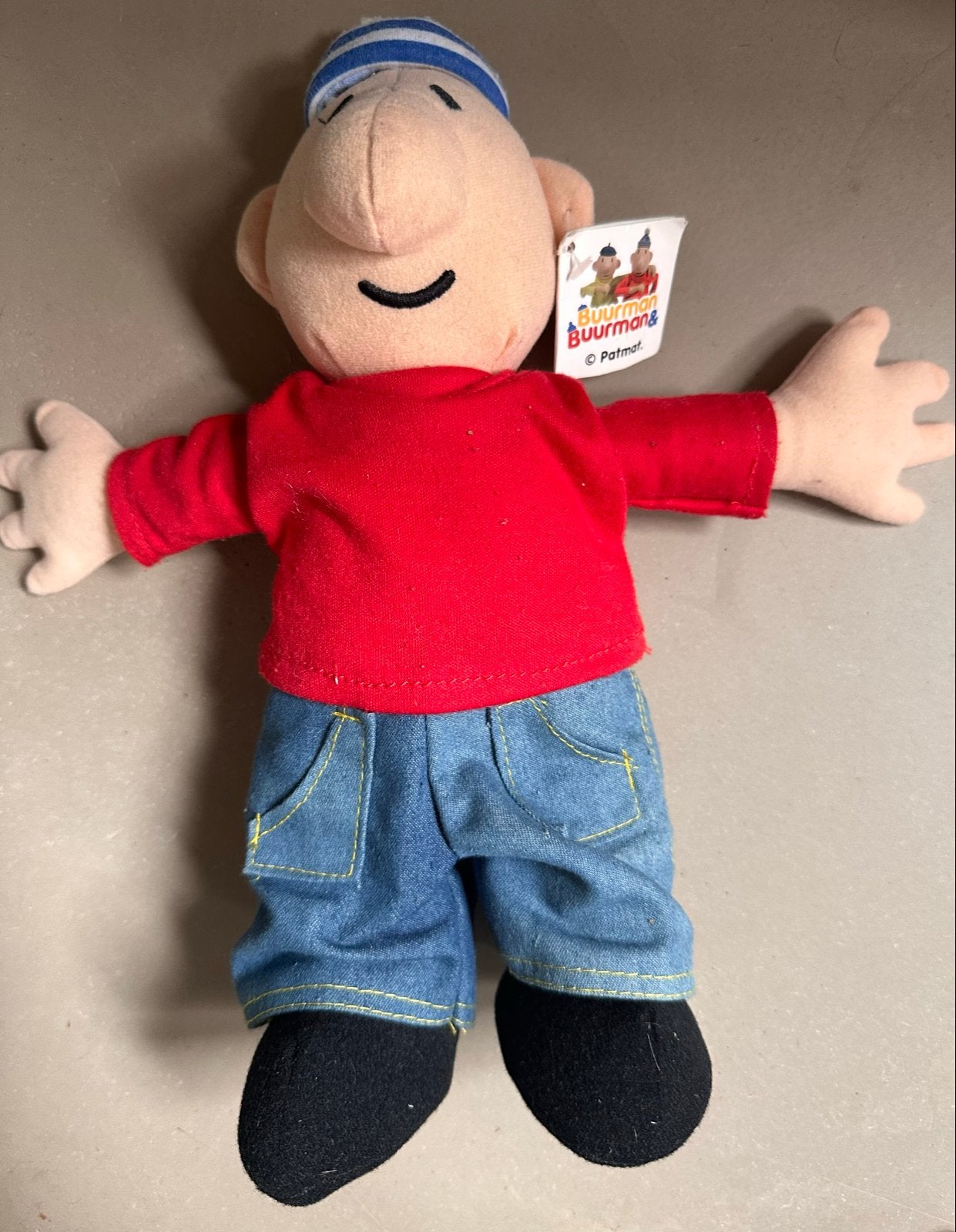 Buurman & Buurman knuffel met label, Kinderen en Baby's, Speelgoed | Knuffels en Pluche, Zo goed als nieuw, Overige typen, Overige karakters