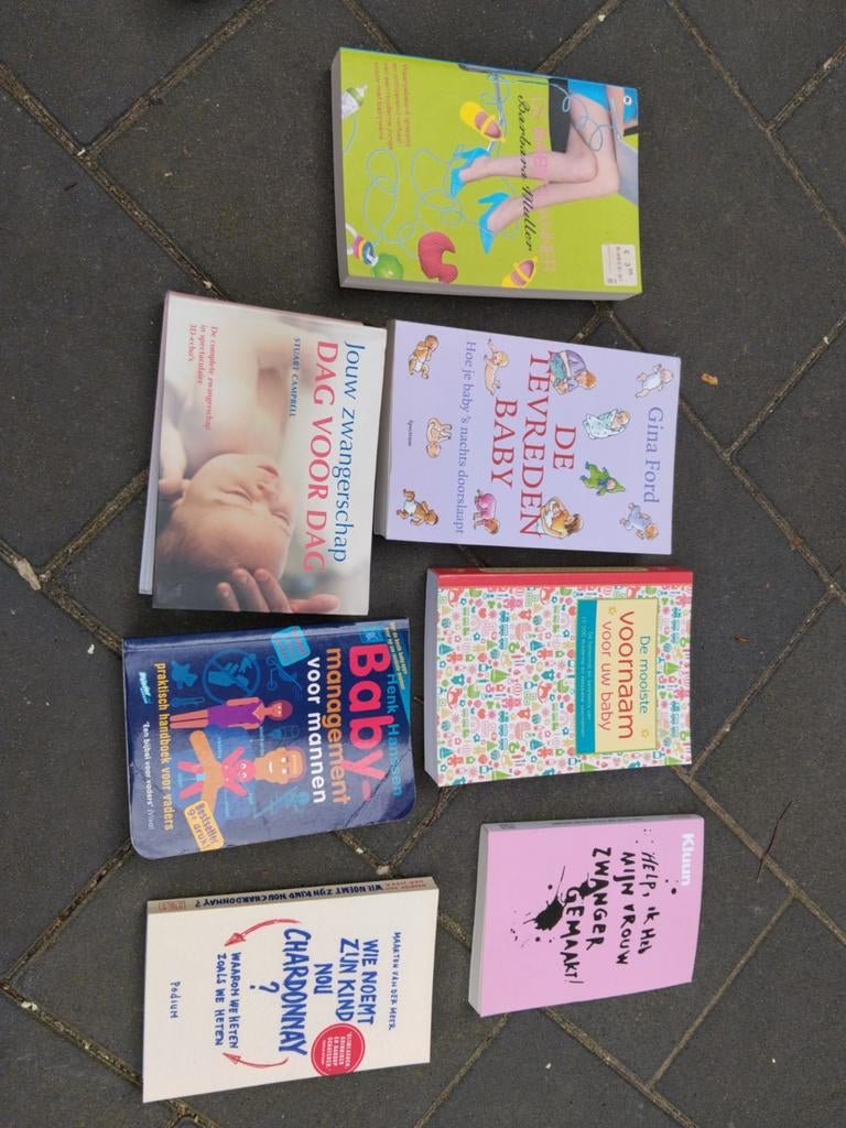 7 Boeken over Baby, Zwangerschap en Ouderschap, Boeken, Zwangerschap en Opvoeding, Ophalen of Verzenden, Gelezen, Zwangerschap en Bevalling