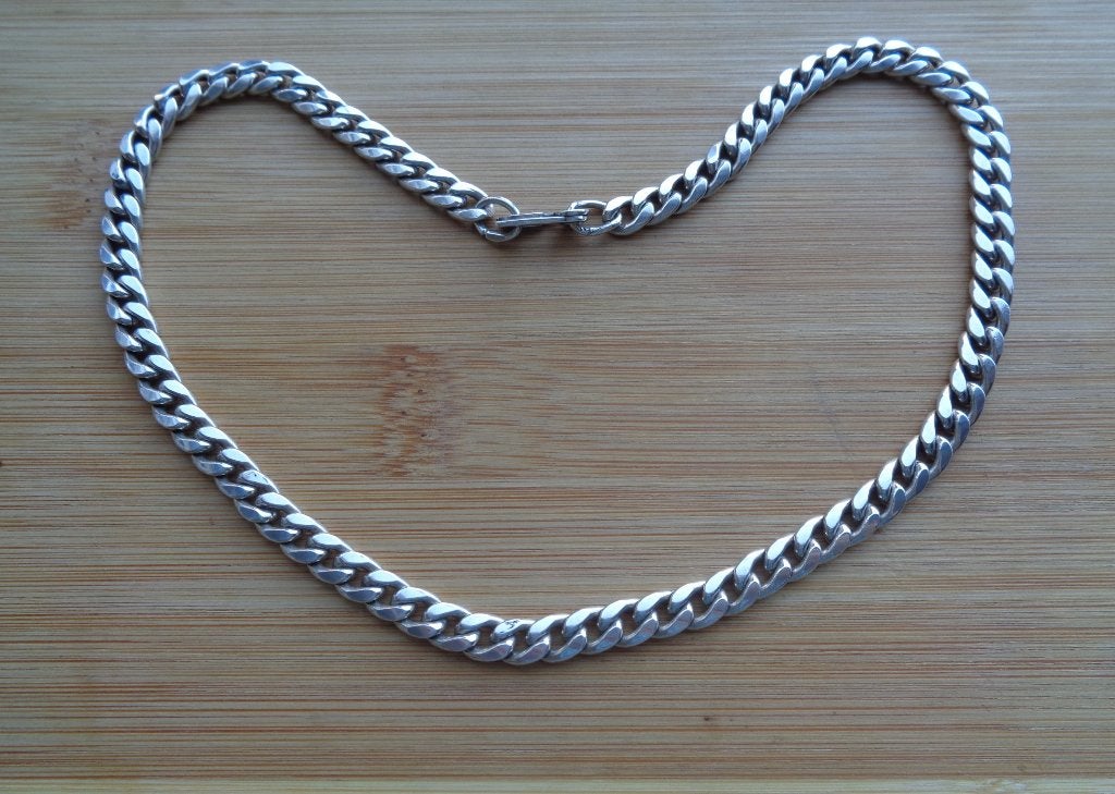 zilveren royale gourmet ketting met klauw sluiting [869], Sieraden, Tassen en Uiterlijk, Kettingen, Ophalen of Verzenden, Zo goed als nieuw