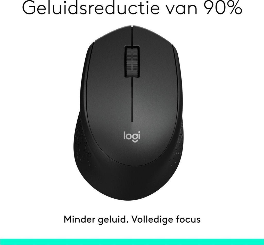 Logitech M330 Silent Plus - Draadloze Muis - Stille Muis, Rechtshandig, Ergonomisch, Logitech, Info@currentcomponents.nl