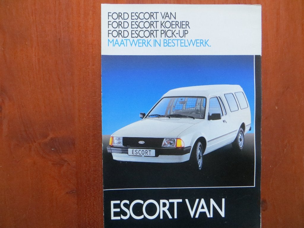 Ford Escort Van, Koerier, Pick-up Maatwerk in bestelwerk, Ophalen of Verzenden, Nieuw, Ford