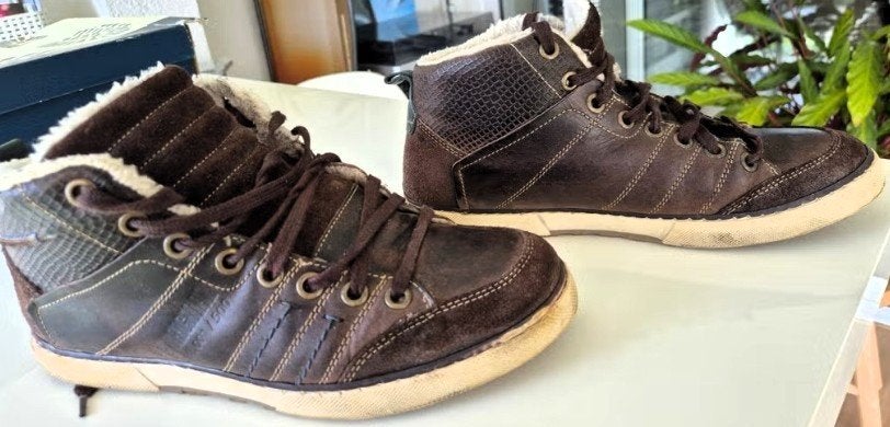 Human Nature Sydney Heren Boots - Maat 43 - Donkerbruin, Ophalen, Bruin, Boots, Zo goed als nieuw