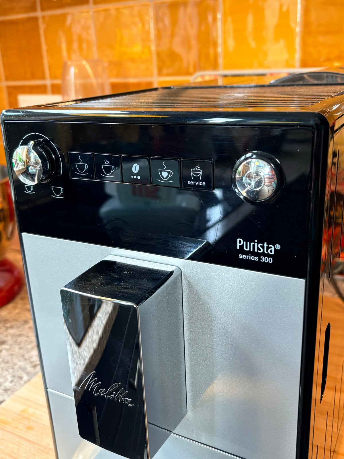 Melitta Purista Series 300 volautomatische koffiemachine, Ophalen, Koffiemachine, Koffiebonen, Zo goed als nieuw