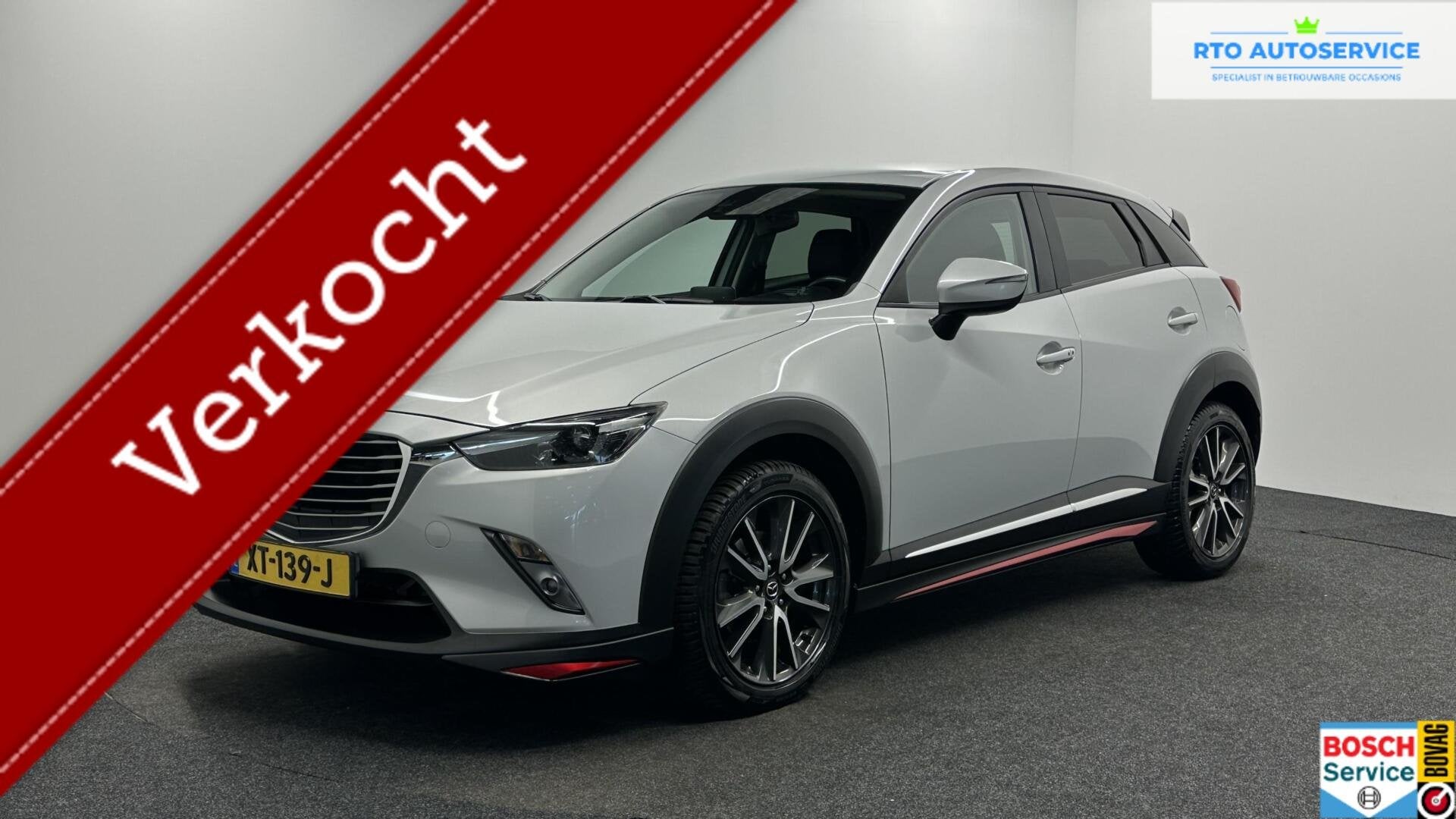 Mazda CX-3 2.0 SkyActiv-G 120 TS+ CAMERA-LEER-CARPLAY-AUTOMA, 1998 cc, Euro 6, 4 cilinders, Met garantie (alle)