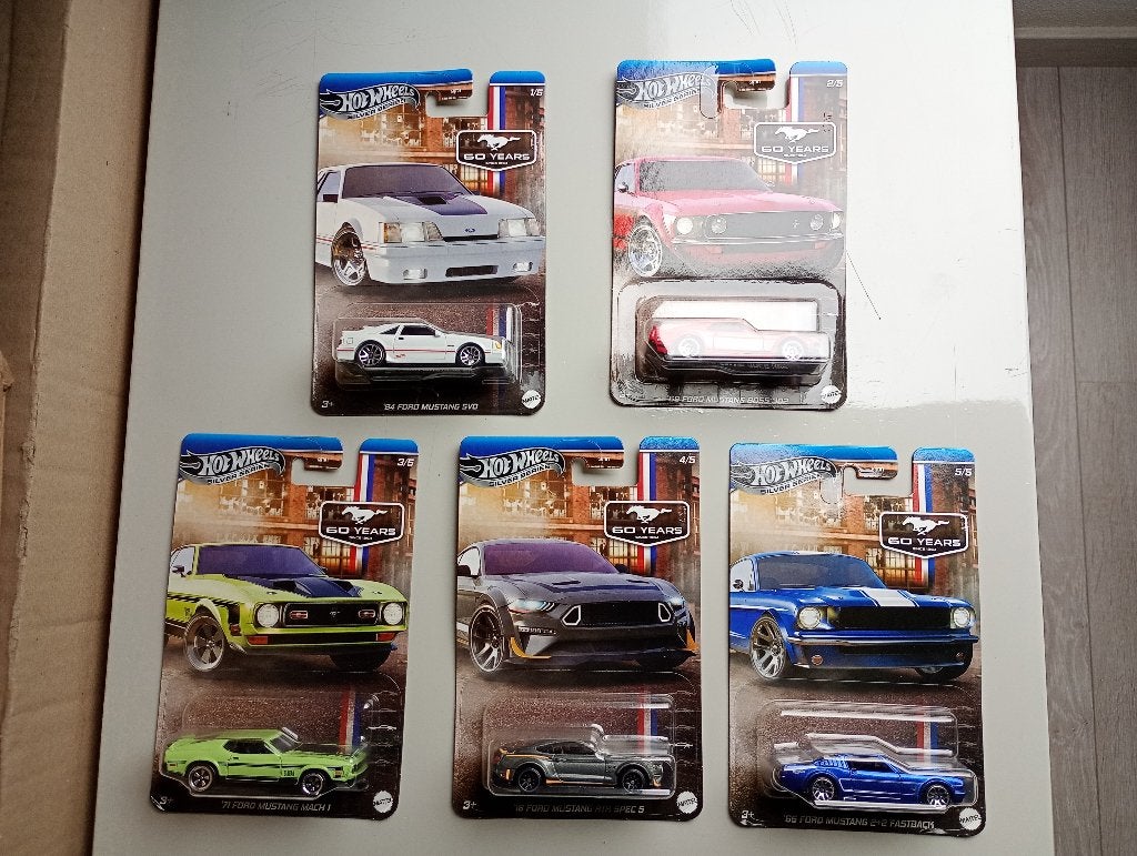 Hot Wheels Silver Series Ford Mustang, Ophalen of Verzenden, Nieuw, Auto