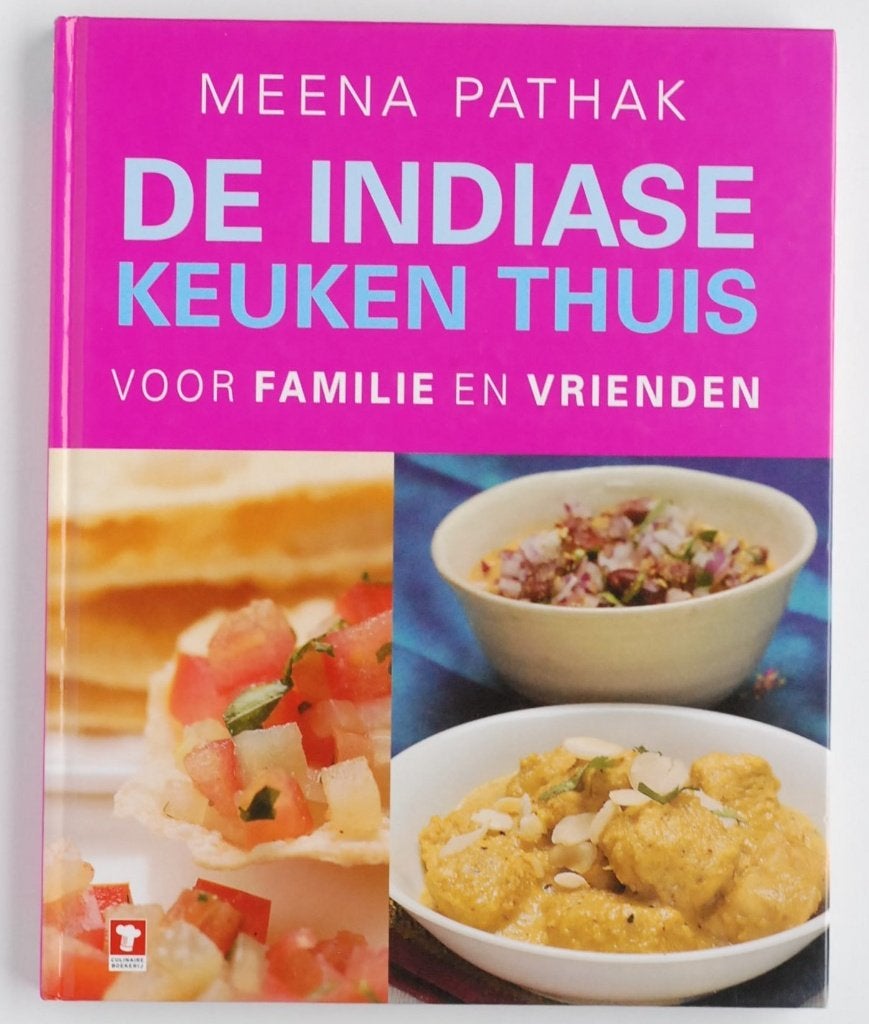 De Indiase keuken thuis - Kookboek India 2003, Meena Pathak, Azië en Oosters, Ophalen of Verzenden, Zo goed als nieuw