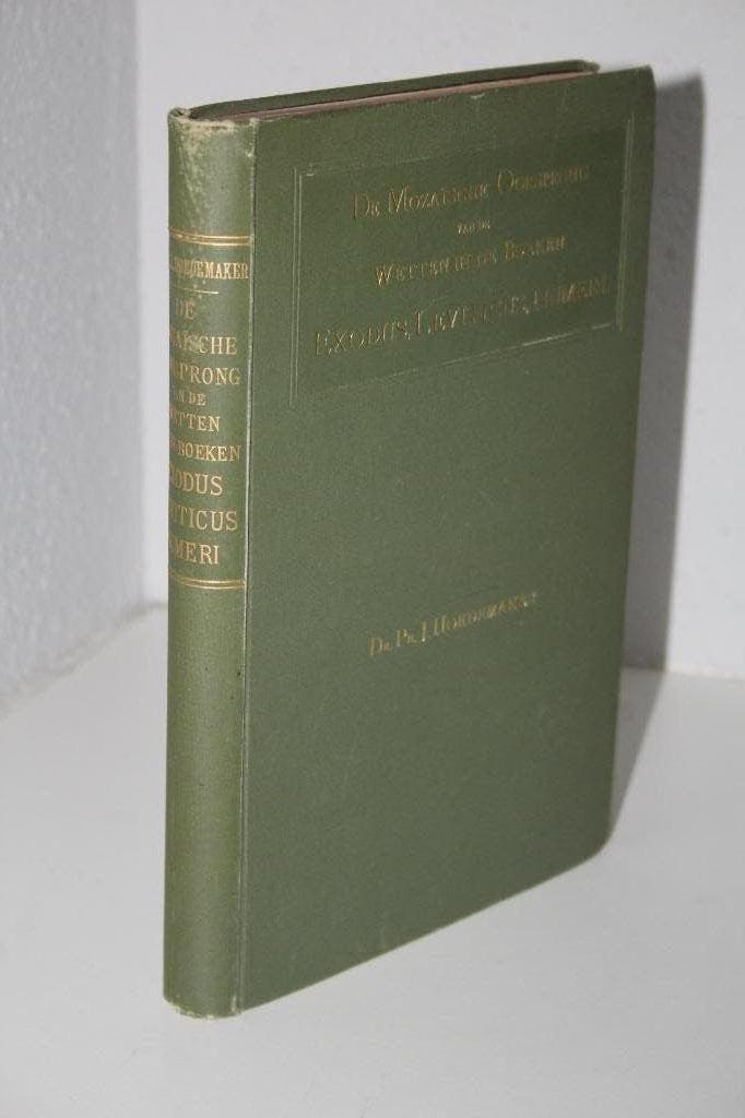 Dr. Ph.J. Hoedemaker - Mozaïsche oorsprong wetten (1895), Ophalen of Verzenden, Gelezen, Christendom | Protestants