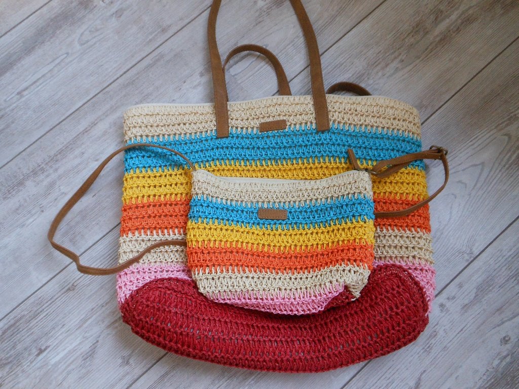 Set van twee NIEUWE tassen van UNIQUE., Ophalen of Verzenden, Nieuw, Bruin, Overige typen