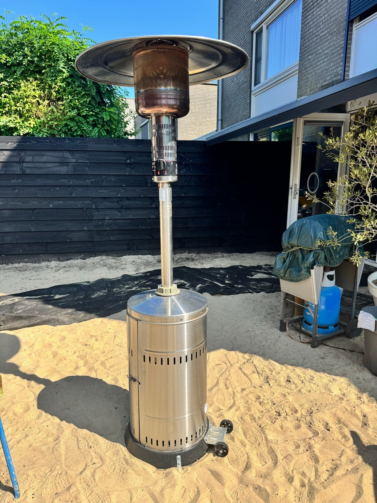 Hendi Terrasverwarmer op Gas - 11 kW, Ophalen, Gebruikt, Gas, Vloer