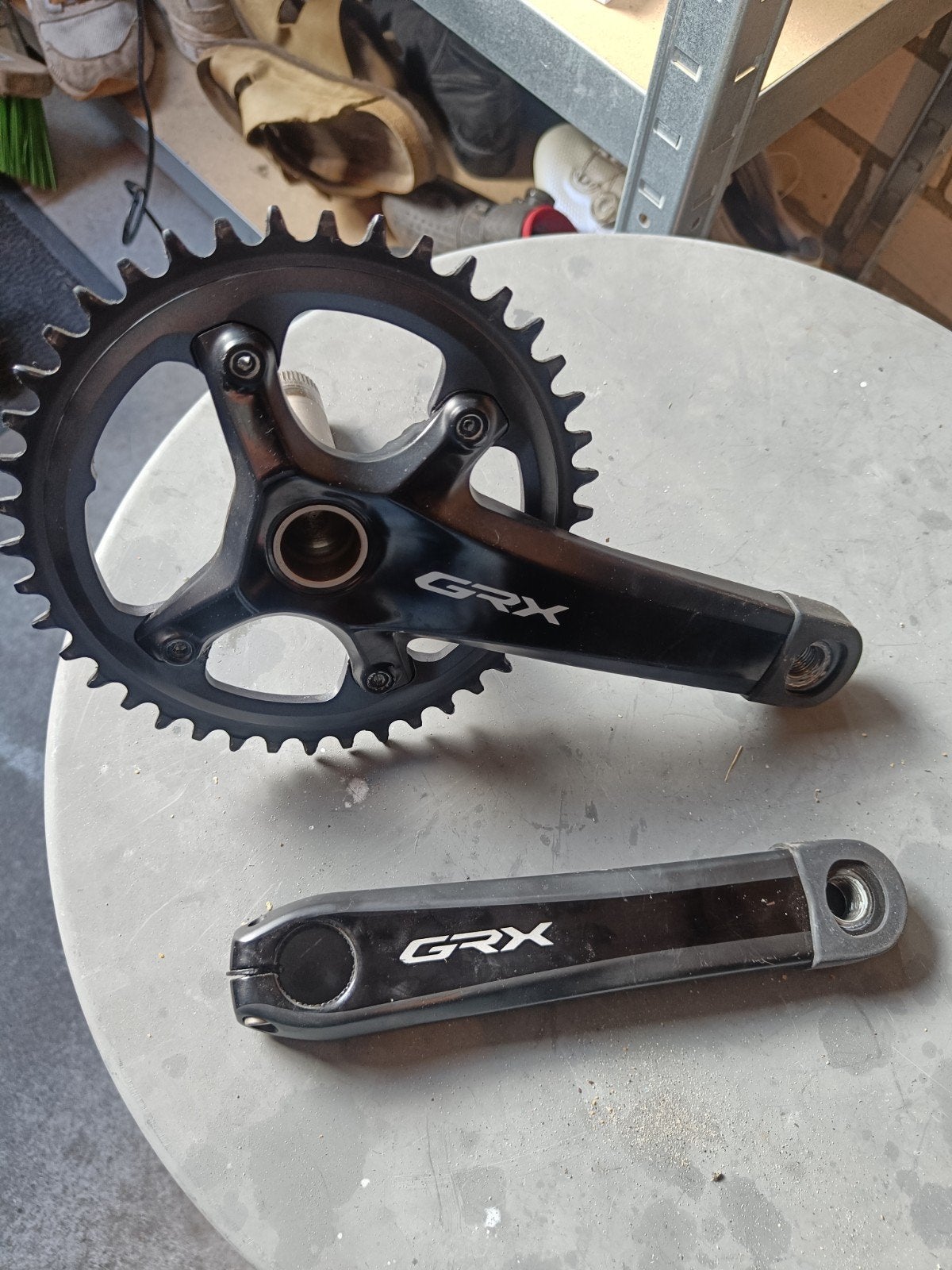 Shimano GRX FC-RX810 11 sp Crankstel 172.5mm, Fietsen en Brommers, Fietsonderdelen, Crankstel of Pedalen, Gebruikt, Ophalen of Verzenden