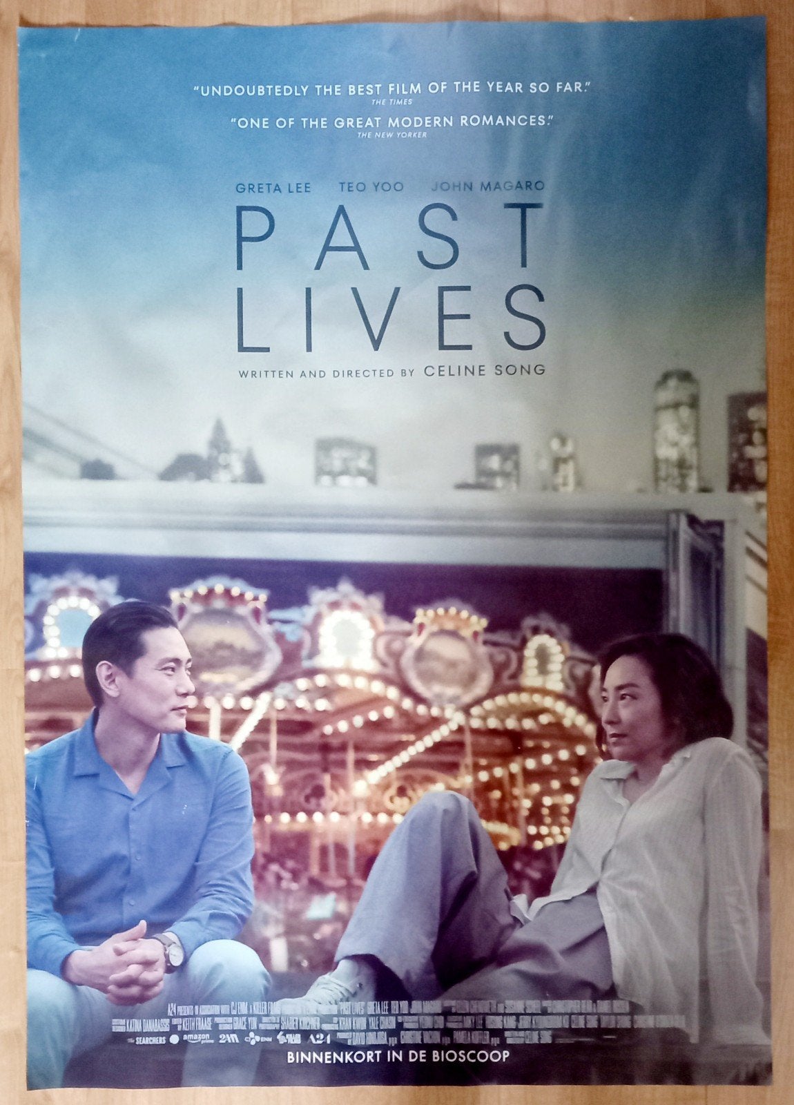 Past Lives - Celine Song filmposter, Deurposter of groter, Ophalen of Verzenden, Film en Tv, Rechthoekig Staand