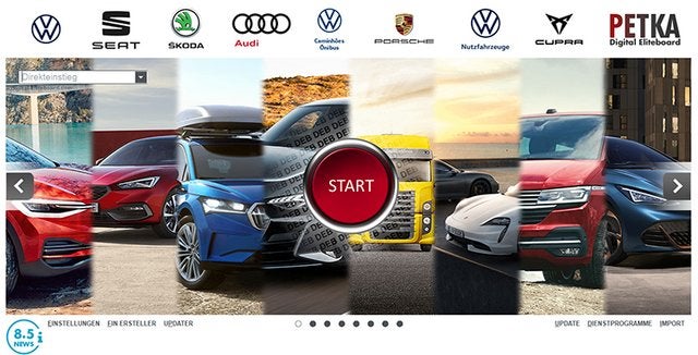 Laptop met Porsche PET en ETKA 8.5 Meertalig, Verzenden
