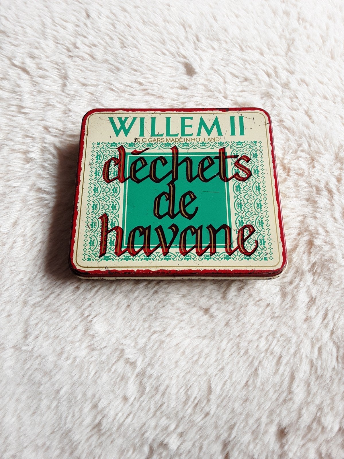 Sigarenblikje WILLEM || , ( Dechets De Havane ), Ophalen of Verzenden, Gebruikt, Overige
