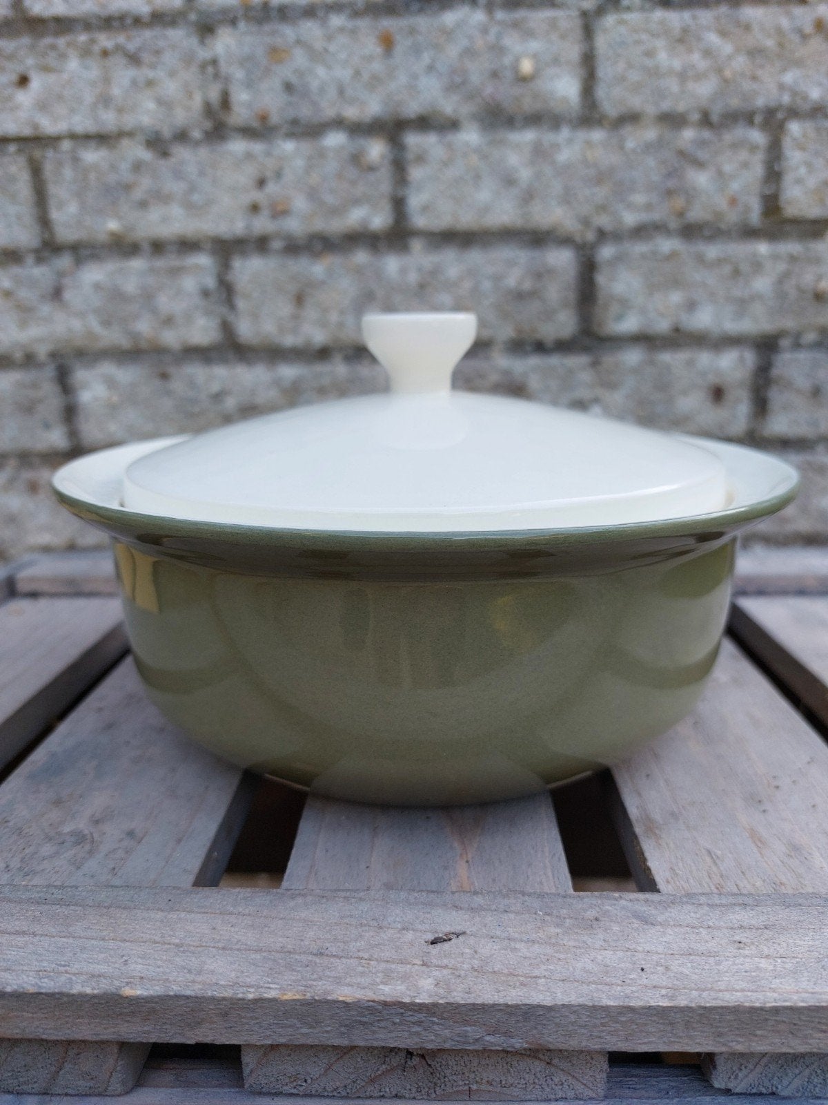 Wedgewood dekschaal moss green, Ophalen of Verzenden