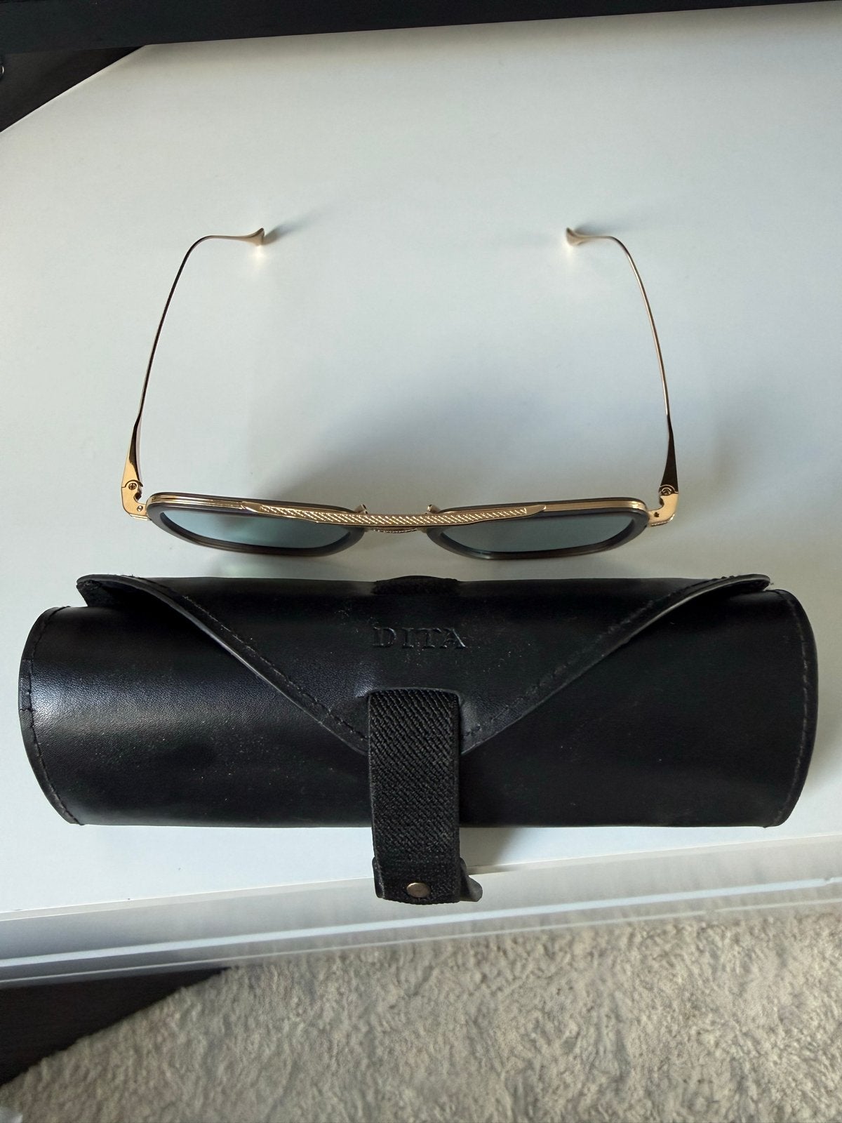 DITA Flight.006 – Luxe zonnebril, Overige merken, Zonnebril, Bruin, Ophalen of Verzenden