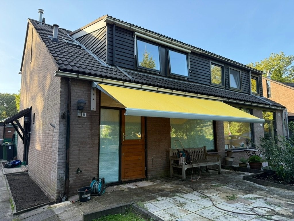Luxaflex Terrasscherm zgan, Ophalen, 450 cm of meer, Elektrisch, Zo goed als nieuw