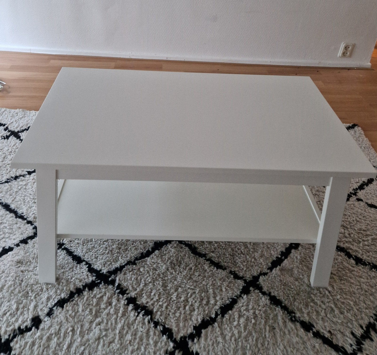 Witte salontafel, Huis en Inrichting, Tafels | Salontafels, Ophalen, 100 tot 150 cm, 50 tot 100 cm, Zo goed als nieuw