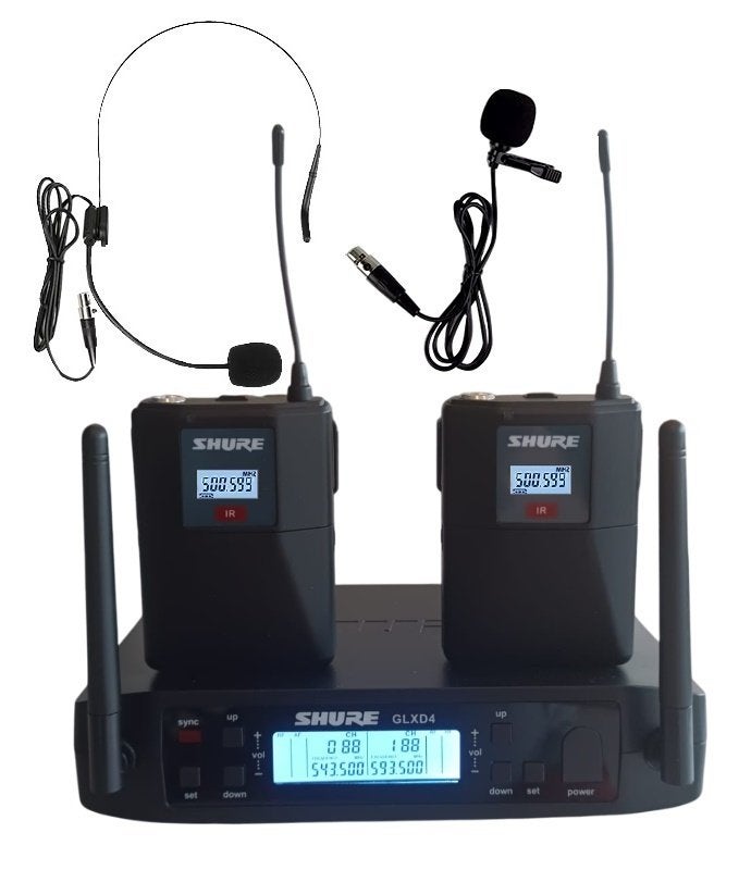 Nieuwe Shure GLXD4 met 1 headset & 1 dasspeld, Ophalen of Verzenden, Nieuw, Complete set