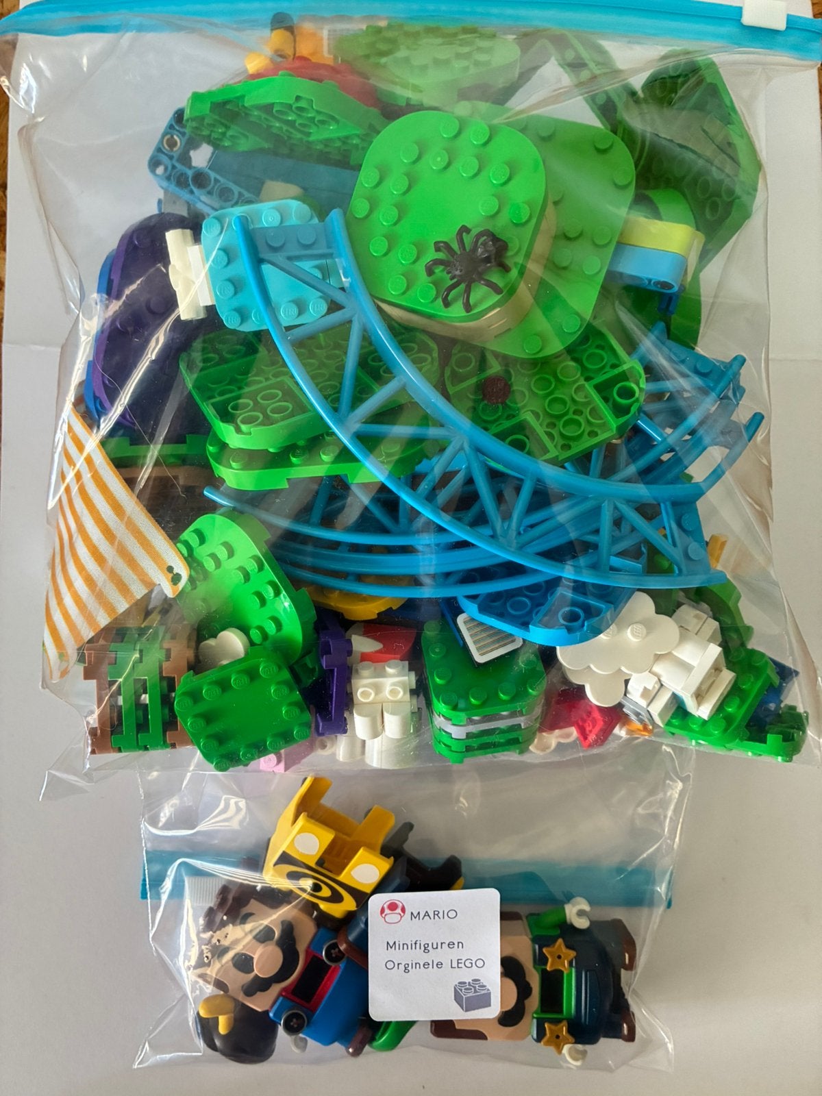 LEGO Super Mario bundel met Mario & Luigi – origineel, Ophalen of Verzenden, Zo goed als nieuw