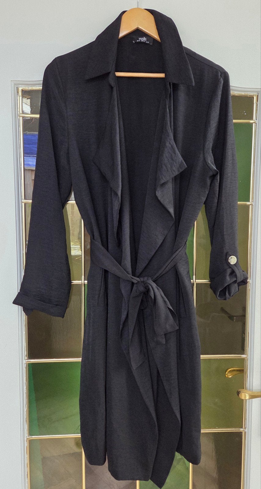 Wallis Zwart Waterfall Vest -XL, Kleding | Dames, Maat 42/44 (L), Ophalen of Verzenden, Gedragen, Wallis