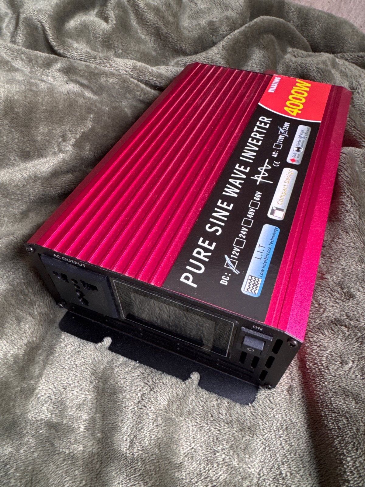Vilasting 4000W Pure Sinus Omvormer 12V naar 230V, Ophalen of Verzenden