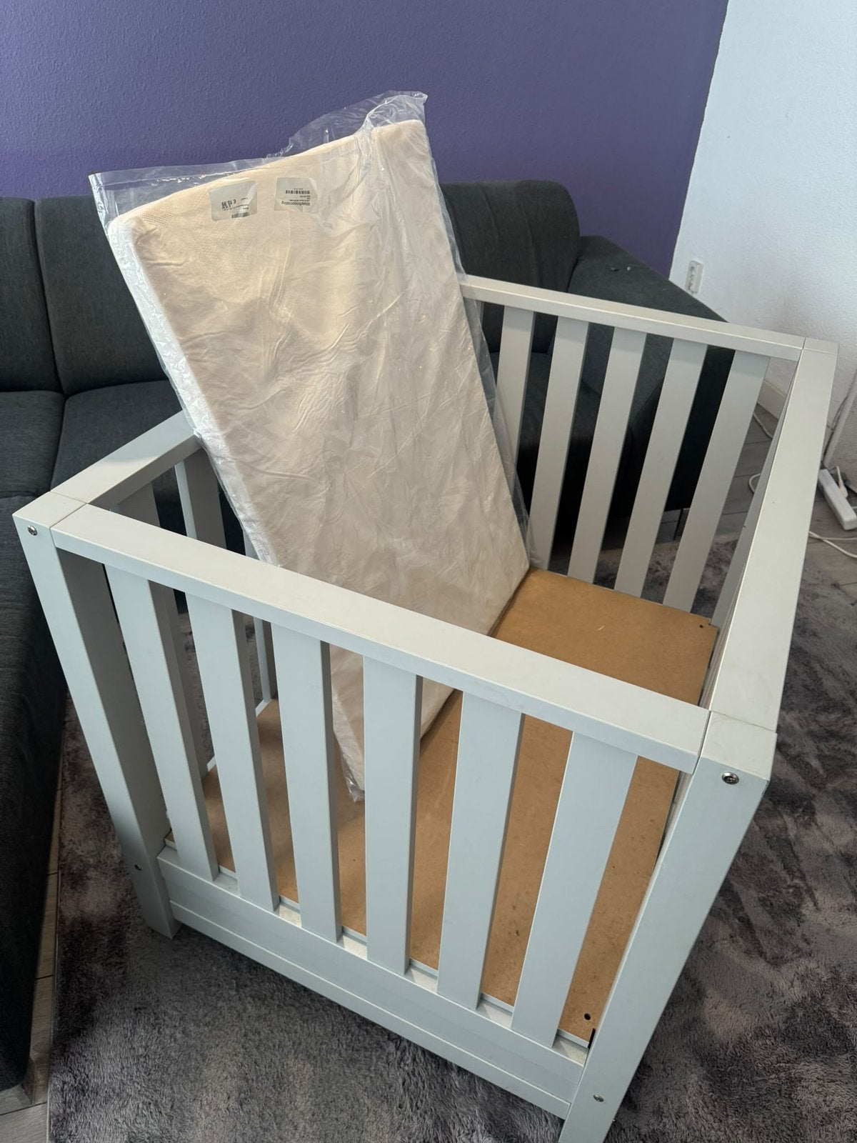 Baby box TWF grijs, Kinderen en Baby's, Ophalen, Zo goed als nieuw