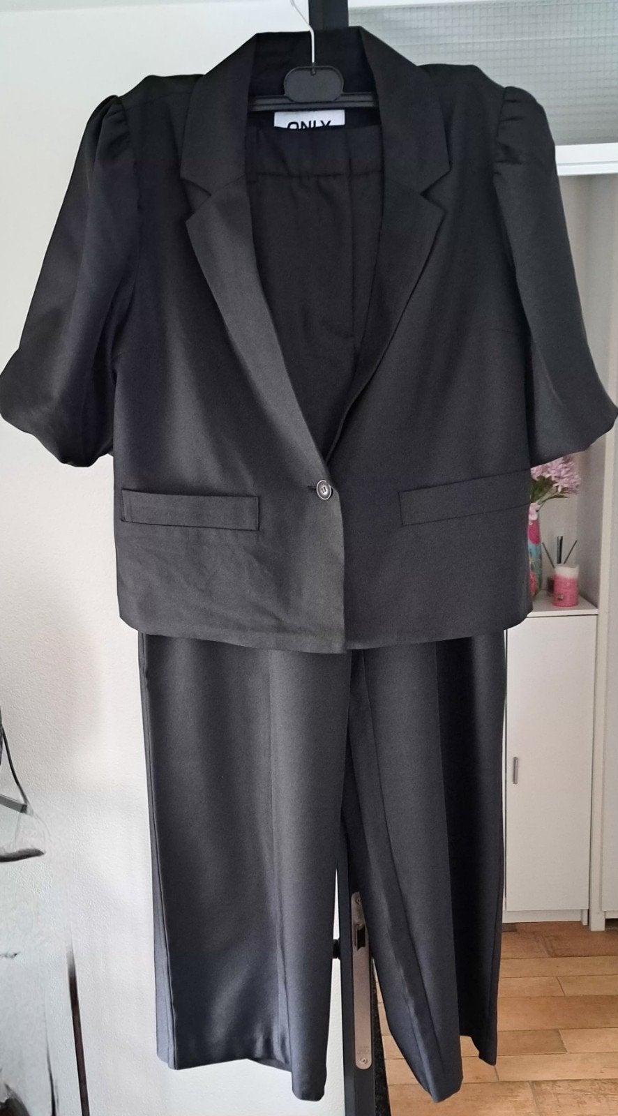 ONLY Tailoring Zwart Pak - Jasje Maat 38, Broek Maat 42, Kostuum of Pak, Zwart, Maat 42/44 (L), Ophalen of Verzenden