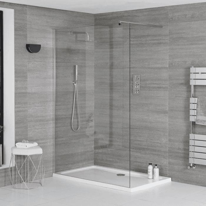 Douchewand nieuw in doos 200x50, Doe-het-zelf en Verbouw, Sanitair, Ophalen, Gebruikt, Glas, Douche