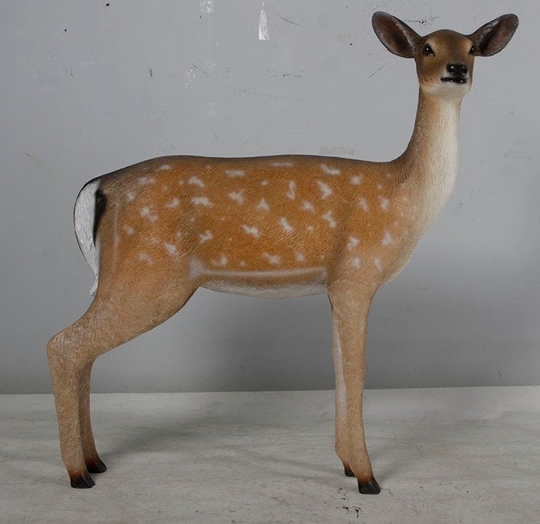 Deer Fallow Doe beeld 117 cm - Hert, Ophalen, Nieuw, Overige soorten, Overige typen