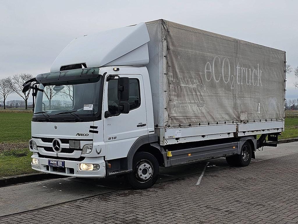 MERCEDES-BENZ ATEGO 818 manual airco lift, Euro 5, Wit, Mercedes-Benz, Bedrijf