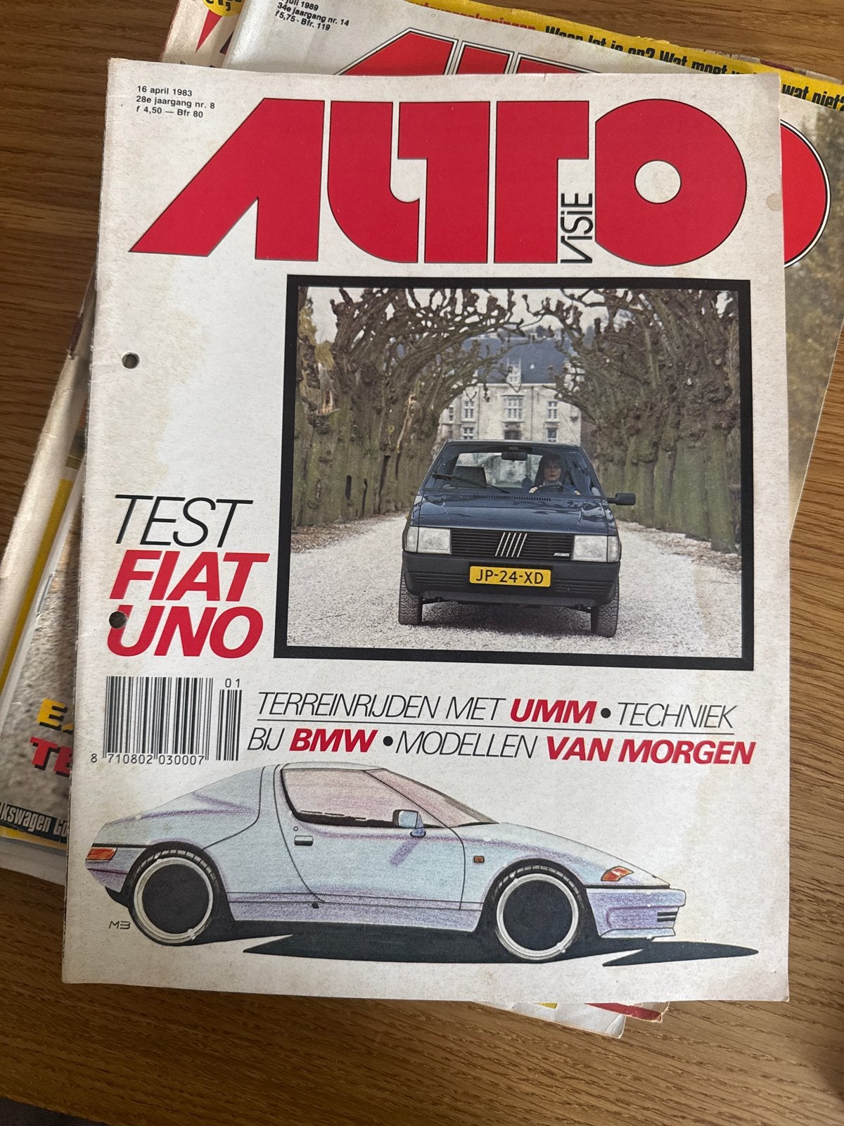AutoVisie 16 april 1983 - Test Fiat Uno, Ophalen of Verzenden, Gelezen, Overige typen