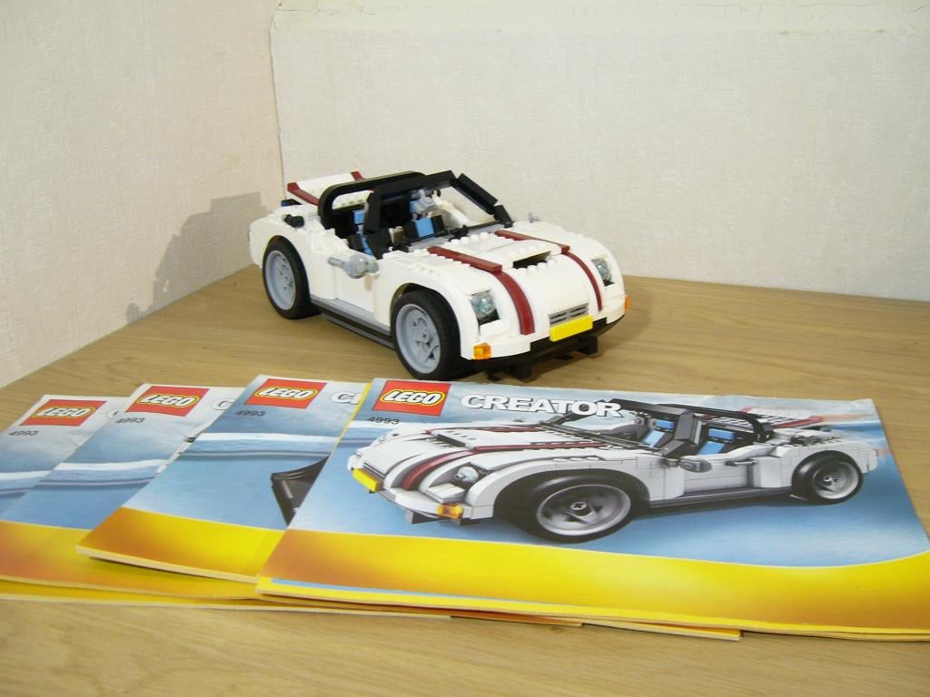 Lego Creator 4993 Cool Convertible, Gebruikt, Ophalen of Verzenden, Compleet, Lego