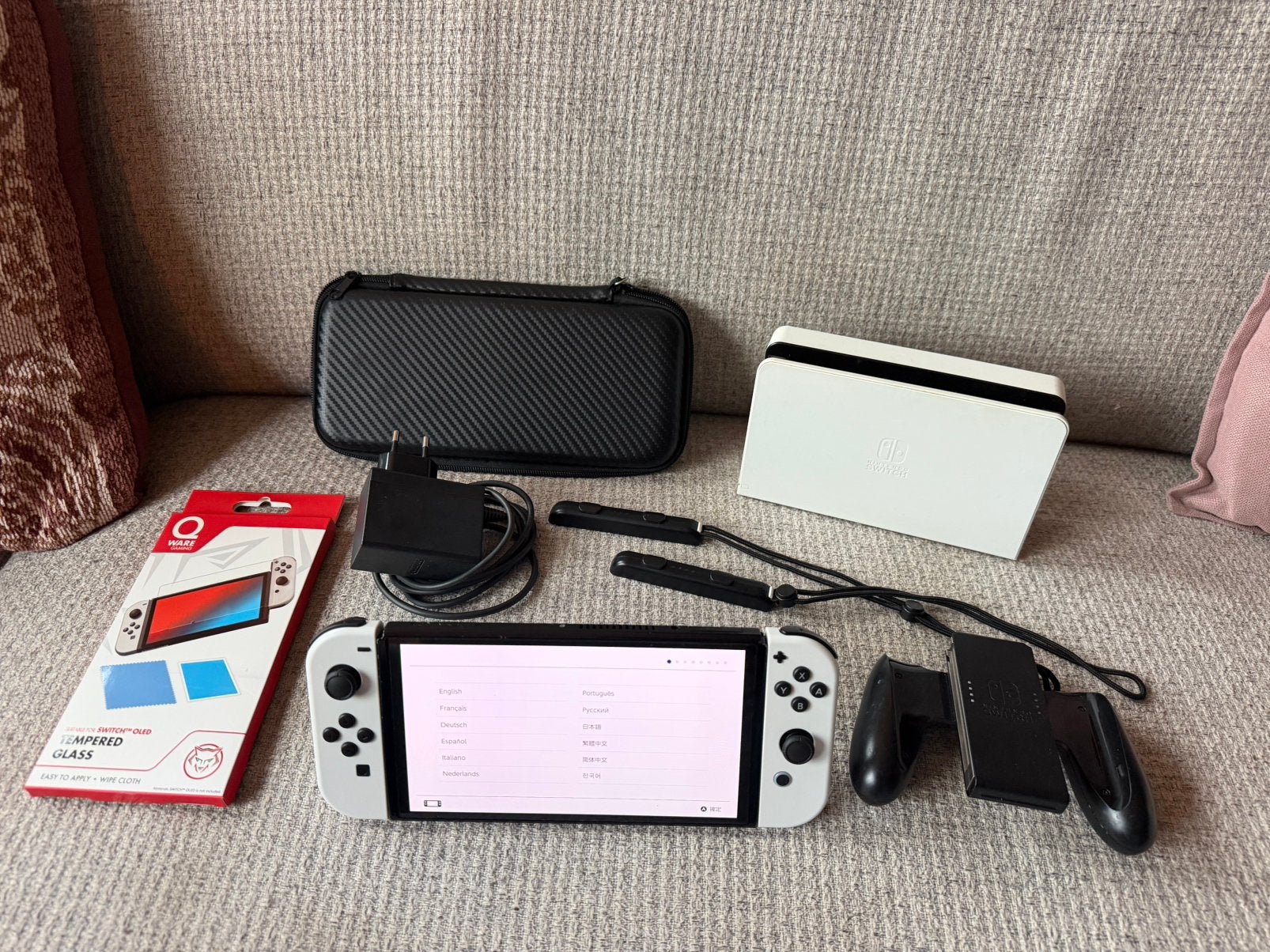 Nintendo Switch OLED - compleet aangeboden, Ophalen of Verzenden, Zo goed als nieuw, Met 1 controller, Switch OLED