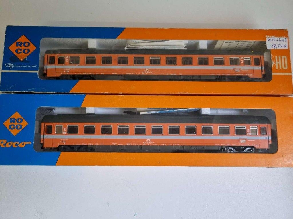 Roco 4275 / 44310 - Personenrijtuigen van de FS, Gelijkstroom, Wagon, Ophalen of Verzenden, Zo goed als nieuw