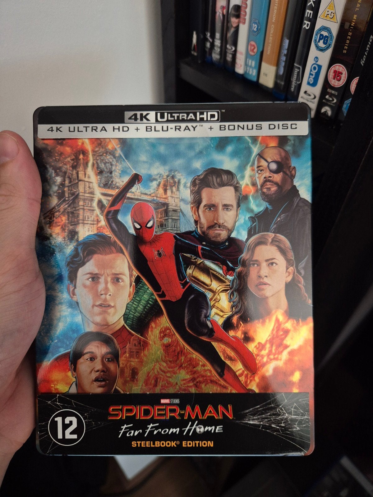 Spider-Man Far From Home 4K OOP Steelbook Marvel Tom Holland, Cd's en Dvd's, Blu-ray, Ophalen of Verzenden, Zo goed als nieuw