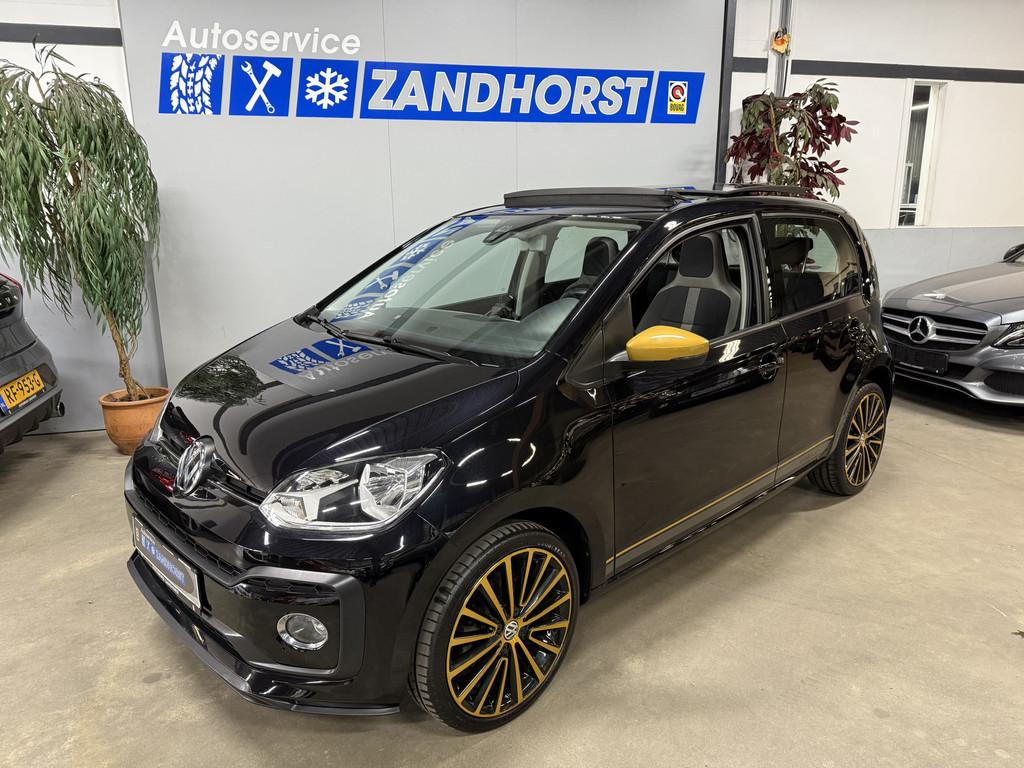 Volkswagen up! 1.0 TSI BMT high up! // Panodak // Ecc // Sto, Voorwielaandrijving, Stof, Gebruikt, 4 stoelen