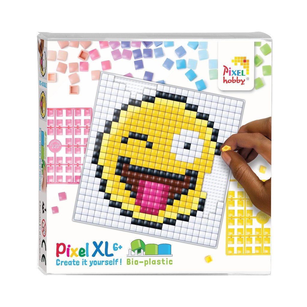 Pixelhobby Create it yourself XL 41036 smiley 12 x 12 cm, ., Nieuw, Ophalen of Verzenden, .