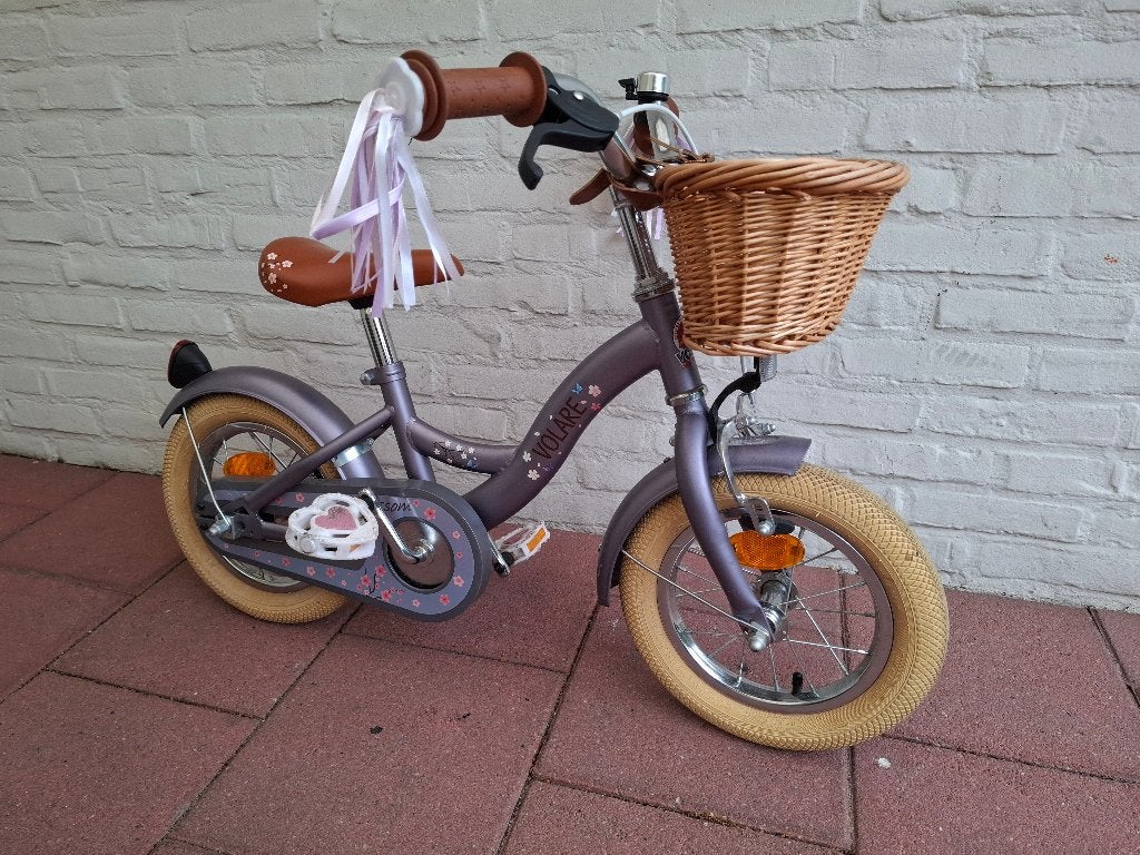 PRACHTIGE VOLARE 12 inch Meisjesfiets met mandje voorop, Fietsen en Brommers, Fietsen | Kinderfietsjes, Ophalen, Terugtraprem