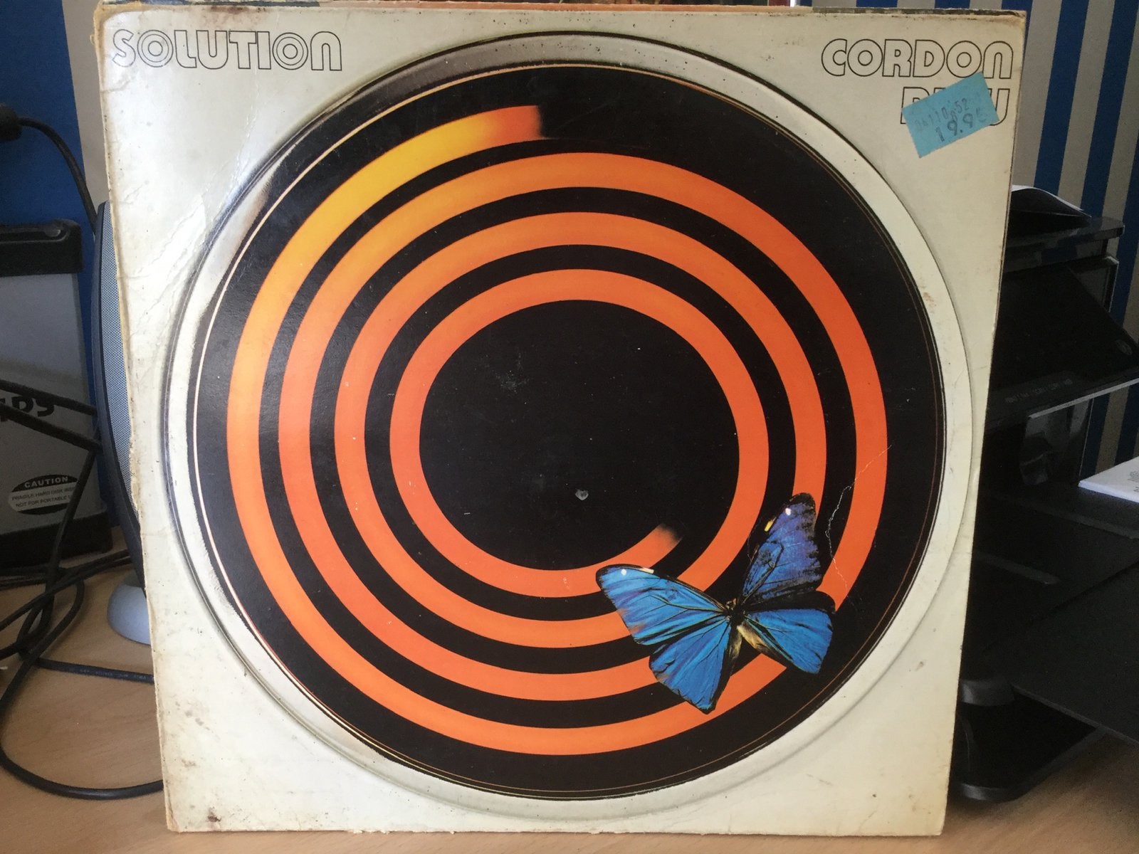 Solution-Cordon Blue. Repress. TopLP vinyl., Cd's en Dvd's, Vinyl | Rock, Ophalen of Verzenden, Gebruikt, 12 inch