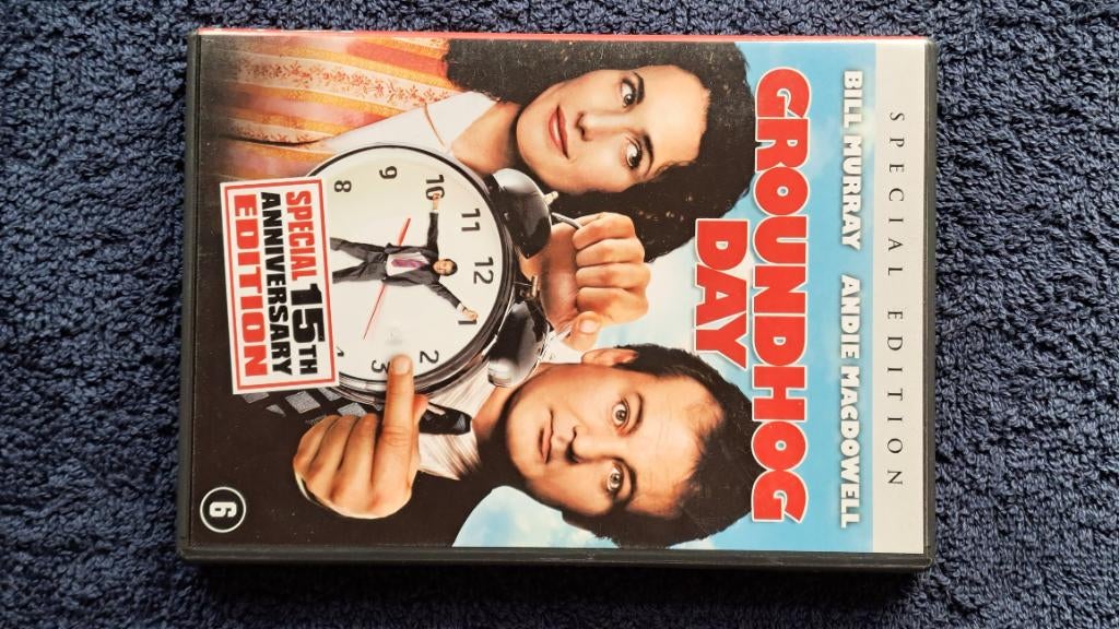 Groundhog Day "Bill Murray", Cd's en Dvd's, Dvd's | Komedie, Alle leeftijden, Ophalen of Verzenden, Gebruikt, Actiekomedie