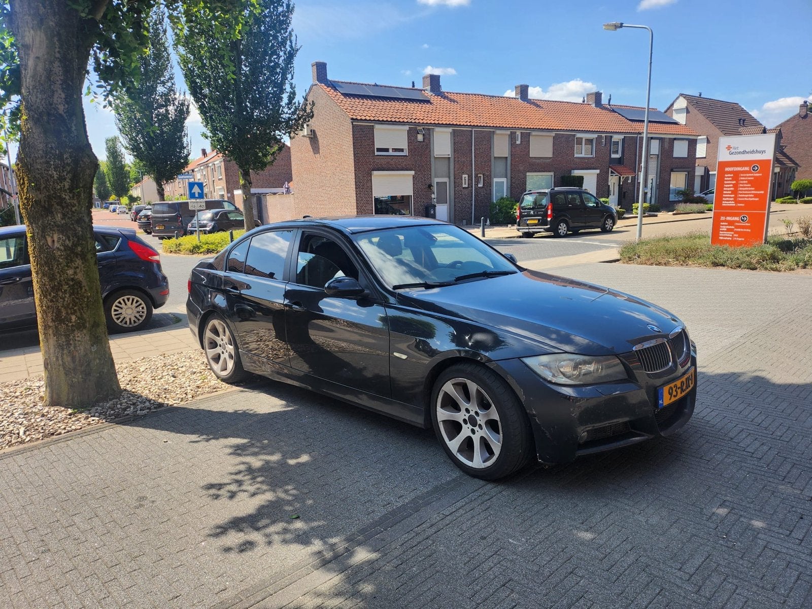 BMW 3-Serie 2.0 D 320D AUT 2005 Zwart, Auto's, Automaat, 745 kg, 1995 cc, 4 cilinders