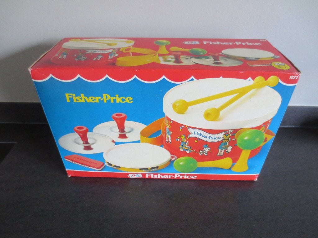 Fisher Price:Doos -Leeg -Verpakking voor Trommel+ toebehoren, Ophalen of Verzenden, Zo goed als nieuw, Speelset