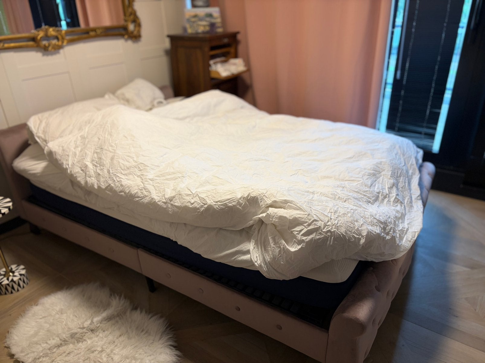2 jr oud 140x200 electr bodem ( 2x70) incl matras, Ophalen, Zo goed als nieuw, Tweepersoons, 140 cm